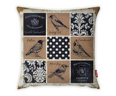 Bonamaison Dekorativ Kissenhülle, Kissenbezug, Zierkissenbezug, Wohnkultur, Für Sofa, Kaffeestube, Größe: 45X45 cm - Entworfen und hergestellt in der Türkei