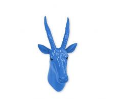 Walplus Antelope Animal Kleiderhaken, 1 Stück - Parent blau