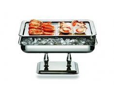 Mepra SPA 200987 Servierplatte für rohen Fisch, rechteckig