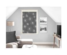 Soleil docre Lionel Scheibengardine, Polyester, Grau, 60 x 90 cm