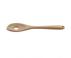 kela Kochlöffel Livia mit Loch 31cm aus Buche, Holz, beige, 31 x 6.5 x 2 cm