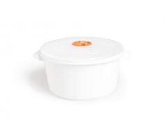 Excelsa Quick Cook Mikrowelle, Polypropylen, Weiß, Fassungsvermögen: 3 l