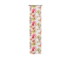 Wirth Paneele Molinella mit Zubehör, Polyester, Rosa, 225 x 60 cm