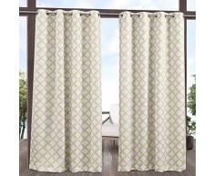 Exclusive Home Gardinen Bambus Rankgitter für drinnen und draußen 54x84 Khaki/Elfenbein