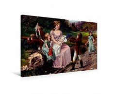 Calvendo Premium Textil-Leinwand 75 cm x 50 cm Quer, KÃ¶nigin Luise mit Ihren Kindern in KÃ¶nigsberg | Wandbild, Bild auf Keilrahmen, Fertigbild auf Echter Leinwand, Leinwanddruck Menschen Menschen