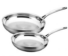 Scanpan SC71000200 Pfannenset, Edelstahl, 2 Stück