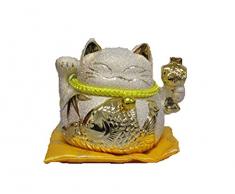 StealStreet 17,8 cm Keramik Farbe Lucky Cat Bank, Gold