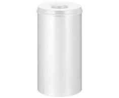 V-Part Selbstlöschender Papierkorb 50 Liter, grau