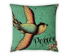 Bonamaison Dekorativ Kissenhülle, Kissenbezug, Zierkissenbezug, Wohnkultur, Für Sofa, Kaffeestube, Größe: 45X45 cm - Entworfen und hergestellt in der Türkei