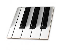 3dRose CT 29776 _ 4 Piano Keys-Ceramic Fliesen, 12 Zoll