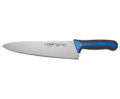 Winco KSTK-100 Kochmesser, 25,4 cm, silberfarben/Schwarz/Blau