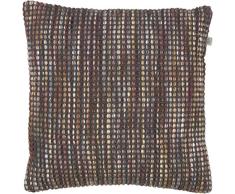 Dutch Decor Kissen Fabler 45x45 dunkel grau Multi - Zierkissen - Dekokissen - Heimtextilien - Dekoration