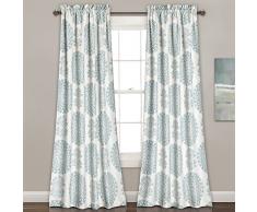 Lush Decor Abdunkelung Fenster Vorhang Panel Paar Set, blau, 213,4 x 132,1 cm