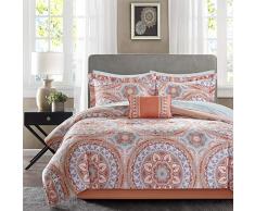 Madison Park Essentials Serenity komplett Bett und-Bettlaken-Set, Coral, Twin