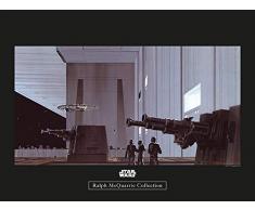 Komar Wandbild Star Wars Classic RMQ Death Star Hangar | Kinderzimmer, Jugendzimmer, Dekoration, Kunstdruck | ohne Rahmen | WB131-40x30 | Größe: 40 x 30 cm (Breite x Höhe)