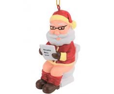 Tree Buddees Weihnachtsdekoration Weihnachtsmann auf dem Thron