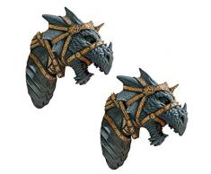Design Toscano Halloween War Drache, Skulptur (2-er Set)