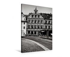 Premium Textil-Leinwand 60 x 90 cm Hoch-Format Haus zum Breiten Herd | Wandbild, HD-Bild auf Keilrahmen, Fertigbild auf hochwertigem Vlies, Leinwanddruck von Markus W. Lambrecht