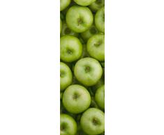 PLAGE 162272 Aufkleber für Küchen und Kühlschrank- grüne Äpfel - Vinyl 180 x 0.1 x 59,5 cm, bunt