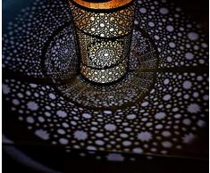 Un-Tech Kerzenhalter mit Diamantschliff, 22,9 cm hoch, Hochzeiten, Spa, Laterne, Reiki Decor LED-Kerzen