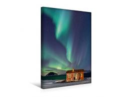 Calvendo Premium Textil-Leinwand 30 cm x 45 cm hoch, Am Wegesrand in Norwegen | Wandbild, Bild auf Keilrahmen, Fertigbild auf echter Leinwand, Leinwanddruck: Unterwegs auf den Lofoten Natur Natur