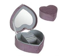 Dcasa Schmuckkästchen in Herzform, für Kleiderschrank, zur Aufbewahrung von festlichen Dekorationen, Haushaltsartikel, Unisex, Erwachsene, Einheitsgröße