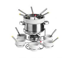Premier Housewares Rostfreier Stahl/Porcelain Fondue Set, Weiß by Premier Housewares