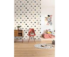 Komar Disney Vlies Fototapete Dumbo - Angles & Dots | Tapete, Kinderzimmer, Babyzimmer, Dekoration | Größe 200 x 280 cm | DX4-003