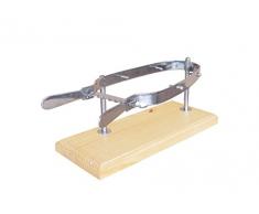 IMEX EL ZORRO 61800 – Spanisch Schinken Halter, Edelstahl, 460 x 190 mm