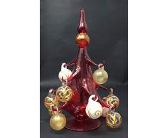 Arte di Murano Künstlicher Weihnachtsbaum, Rot, klein