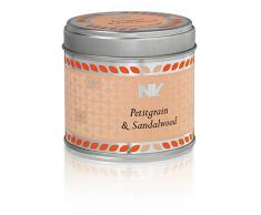 NV 1-teilig Symphony -Kollektion Petitgrain & Kerze in der Dose, Duft Sandelholz