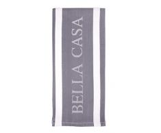 Ladelle 30496 Geschirrtuch Bella Casa, Baumwolle, grau, 30 x 30 x 20 cm