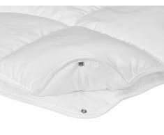 Irisette 4-Jahreszeitendecke Steppbett Lara, aus edlem Baumwolle-Feinperkal, 95 Grad waschbar, inkl. Aufbewahrungstasche, 135 x 200 cm, weiÃ