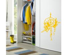 INDIGOS 4052166175425 Wandtattoo w933 sterben schrecklich Wandaufkleber 120 x 84 cm, gold