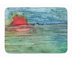Carolines Treasures Fußmatte, Abstrakter Sonnenuntergang auf dem Wasser, 48,3 x 68,6 cm, Mehrfarbig