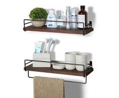 SODUKU Schweberegal braun