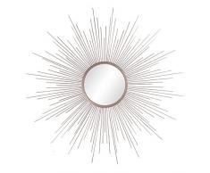 Patton Wanddekoration Champagner Strahlen Sunburst Metall Spiegel, gerahmt