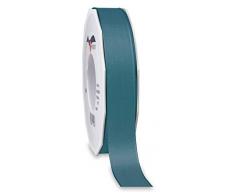Präsent - EUROPA Geschenkband - petrol - 50-m-Rolle 25 mm