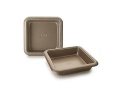 IBILI Golden Class Kuchen Springform, Gold, Quadratisch, 24 x 24 x 5 cm