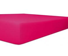 Topper Bezug One Vario-Stretch Spannbetttuch Kneer (160/200 cm, 52 Fuchsia)