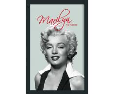 empireposter - Monroe, Marilyn - Portrait - GrÃ¶Ãe (cm), ca. 20x30 - Bedruckter Spiegel, NEU - Beschreibung: - Bedruckter Wandspiegel mit schwarzem Kunststoffrahmen in Holzoptik -