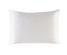 Kissenbezug, Seide, mit Polyester weiß Satin Stoff Unterseite, Seide, Naturalwhite, Queen