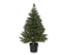 Star Weihnachtsbaum, Kunststoff, Grün/Schwarz