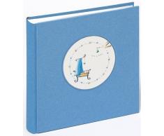 Walther UK-154-L Babyalbum Circle mit Prägung und Kartenapplikation 26 x 25 cm, 60 Seiten, hellblau