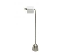 Umbra Heron Free Standing Toilet Paper Holder Stand– Attractive Modern Bathroom Storage, Nickel Finish Toilettenpapierhalter