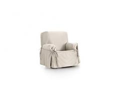 Eysa Somme Protect wasserdichte und atmungsaktive Sofa überwurf, 100% Polyester, Ecru, 80-120 cm