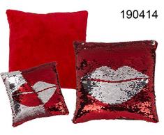 ootb OOOTB 190414 Dekokissen Lips, rot, 30 x 30 cm