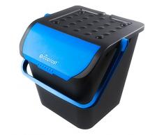 Ecoplast EC28 Abfalleimer Ecologic, Kobaltblau, 38 x 36,5 x 37 cm