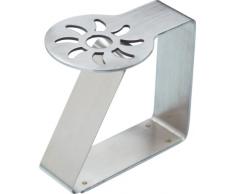Kitchen Craft KCTCCSUN Tischdeckenbeschwerer aus Edelstahl, Sonnen-Motiv, 4er-Set,Grau