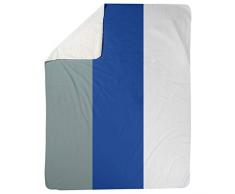 ArtVerse NFS Dallas Football Stripes Fleece-Decke, 60 x 80, Home Blue Accent